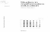 Studies in mathematics education - UNESDOC Databaseunesdoc.unesco.org/images/0012/001247/124799eo.pdf · director of the curriculum division of the Centre for Educational Development