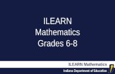 ILEARN Mathematics Grades 6-8 - doe.in.gov · • Large Print Booklet • Multiplication Table (Grades 6-8) New • Paper Booklet • Paper Booklet (Spanish Translation) New • Read