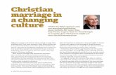 Christian marriage in a changing culture - Oak Hill … · Christian marriage in a changing culture While the ... arguments in 1 Corinthians 7 relate to existing pagan ... one man