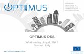 OPTIMUS DSSoptimus-smartcity.eu/sites/default/files/OPTIMUS DSS_Action Plans_1... · OPTIMUS DSS. Overall Procedure. ... - Resistance-capacitance model For each building, ... with