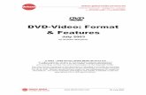 DVD-Video Format & Features - Ketos · DVD-Video Format & Features Page 3 of 26 ... concerned with both read-only and recordable disc formats. DVD-Video is now ... specifications