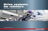 Drive systems for robotics. - Cloud Object StorageBrochure.pdf · Drive systems for robotics. High torque, ... – Low electromagnetic interference ... – High level of integration