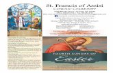 St. Francis of Assisi · Most languages take the name for this fifty-day season from the Lord’s Passover: ... For the repose of the souls of our dearly departed: ... 40th Anniversary