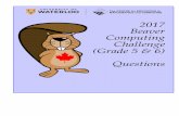 2017 Beaver Computing Challenge (Grade 5 & 6) Questionscemc.uwaterloo.ca/contests/past_contests/2017/2017BCCContest5_6.pdf · Questions. Part A 2. Bird House ... Toys fall from a