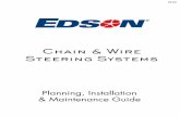 Chain & Wire Steering Systems - SV Seeker · Chain & Wire Steering Systems Planning, ... type of steering system you wish to install. ... The output figures below are based on the
