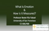 What Is Emotion How Is It Measured? - USFCSbyuksel/affectivecomputing/presentations/Emotion… · What Is Emotion & How Is It Measured? ... & Russell, 1999). Continuous –Circumplex
