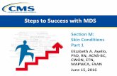 Steps to Success with MDS - … · Steps to Success with MDS Section M: Skin Conditions ... Step 2: Identify ... June 14–16, 2016 Coding Tips ...