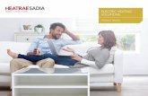ELECTRIC HEATING SOLUTIONS - Heatrae Sadia · 9 Amptec electric flow boiler provides hot water to your wet central heating system. Available in a range of kW sizes, Amptec is suitable