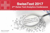 SwissText 2017 · •Procter & Gamble •PwC ... preparatory phase, leaving time and space for more communicative and ... SwissText 2017, 9.6.2017 Questions to answer