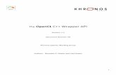 The OpenCL C++ Wrapper API - Home - AMDdeveloper.amd.com/wordpress/media/2012/12/cpp_api_r06.pdf · The OpenCL C++ Wrapper API Version: 1.2 Document Revision: 06 Khronos OpenCL Working