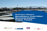 Southern Corridor Enumeration, Cape Town · of the major trends emerging from the analysis of the enumeration data collected. ... Summary Report: Southern Corridor Enumeration, Cape