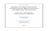 Guidance Document for Performance Measurement … · Task No: YY86731 Guidance Document for Performance Measurement of Highway Structures Part B3: Reliability Performance Indicator