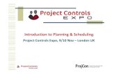 Introduction to Planning Scheduling - Project … · What is Scheduling.... Determination of timing of events in the Project: When tasks will be performed In what sequence the tasks