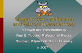 Chapter 34A - - Reflection and Mirrors (Geometrical) Links... · Chapter 34A - - Reflection and Mirrors (Geometrical) A PowerPoint Presentation by Paul E. Tippens, Professor of Physics