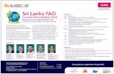 Sri Lanka FAO - CIMA Lanka FAO Conference 17jul.pdf · business in Sri Lanka, by Mohamed Hisham, Director Operations - Telida (Pvt) Ltd 2.30pm Panel discussion 'breaking barriers