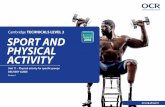 Cambridge TECHNICALS LEVEL 3 SPORT AND … · CAMBRIDGE TECHNICALS IN SPORT AND PHYSICAL ACTIVITY LEVEL 3 UNIT 11 3 INTRODUCTION This Delivery Guide has been developed to provide