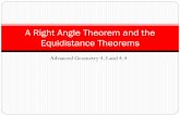 A Right Angle Theorem and the Equidistance Theoremsmrwooten.weebly.com/uploads/1/7/8/0/17806685/4.3___4.4_right_angl… · A Right Angle Theorem and the Equidistance Theorems. Warm-Up