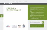 In this module MODULE 4. Nutrition Support - … · In this module. What is nutrition ... infectious diseases and to have compromised cognitive and motor development than well-nourished
