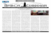 THE Amboy Guardian eekly Newspaper* Y€¦ · selection process for choos-ing an auditor at a minimum ... more important things if you paid accordingly. ... Catholic School Meredith