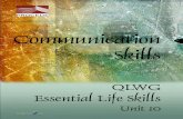 QLWG Skills for Life - COPIAN | CDÉACF · You will finish every unit of study with a Checkpoint ... QLWG Skills for Life Series Communication Skills #10 of 30 units ... ~Anthony