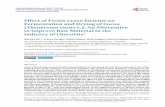 Effect of Pectin Lyase Enzyme on Fermentation and … · M. Gil et al. 216 and subsequent time drying reduction until 10.8 h. Keywords Theobroma cacao L., Pectin Lyase Activity, Fermentation,