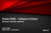 Oracle SPARC Software In Silicon - MSST Confere .T4 . T5 . M5 . M6 . S7 . 32 x 4. th. Gen Cores