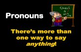 Pronouns - A VIEW FROM 2330duncansenglish2.weebly.com/uploads/1/0/8/5/10854453/pronouns_2.pdf · Demonstrative Pronouns To remember “demonstrative”, think of a monster pointing