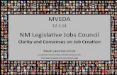 MVEDA NM Legislative Jobs Council - Mesilla Valley · NM Legislative Jobs Council. ... Compensating Industry. Healthcare. NAICS Transit ... • Power nd a Gas • Public afety S •