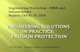 Engineering Workshop – DRR and Infrastructure … solutions in practice.pdf · Oct 11, 2010 Ingemar Saevfors, architect/planner. Engineering Workshop – DRR and Infrastructure