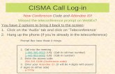 New Conference Code and Attendee ID! - … · New Conference Code and Attendee ID! ... • First Coast IWG- Emily Montgomery • Suncoast CISMA- ... Skype Skype name ...