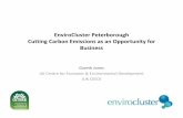 EnviroCluster Peterborough Cutting Carbon Emissions …qi3.co.uk/wp-content/uploads/2010/05/Gareth-Jones-UK-CEED.pdf · EnviroCluster Peterborough Cutting Carbon Emissions as an Opportunity