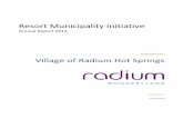 Resort Municipality Initiative - Radium Hot Springs 2014 Annual RMI... · Resort nicipal Initiative Report for Year 2014 - Village of Radium Hot Springs - [1] Radium Resort Municipality