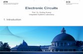 Electronic Circuits - ETH Zeleccirc/docs/restricted/lecture01.pdf · ETH Integrated Systems Laboratory 2 Electronic Systems Electrical and electronic equipment is indispensable in