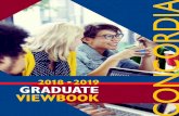 2018 • 20 19 GRADUATE VIEWBOOK - Concordia … · the Intelligent Community Forum to name Montreal the world’s top ... on the cake. While at Concordia, ... The Leonard & Bina