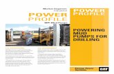 Market Segment: Industrial POWER PROFILE · THE BACKGROUND MPI Mud Pumps is a Queensland-based manufacturer of mobile, skid-mounted mud pumps and auxiliary drilling equipment designed