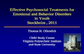 Effective Psychosocial Treatments for Emotional and ... 11... · Effective Psychosocial Treatments for Emotional and Behavior Disorders ... two different investigators or investigatory