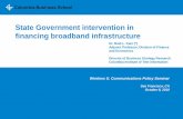 State Government intervention in financing broadband ... · This presentation focuses on the economic impact and financing ... EPON, GPON 78 39 Hybrid fiber coax ... in advanced industrialized