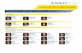 Clinic & Provider Guide - Kadlec · Ewer MD Abdelazim Hashim Jamali MD ... Clinic & Provider Guide Audiology. 1100 Goethals Dr., Ste. E (3rd Floor) • Richland ... Gary Podhaisky