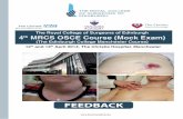 FEEDBACK - Doctors Academy · reflected in the collated feedback summarised in the ... Group 6 Applied Surgery/Critical Care 3 10.10 OSCE ... OSCE Stations Communication 1 A (Breast