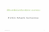 F211 Mark Scheme - thebiotutor.com - Home · F4 (spiral) pattern allows flexibility / stretching / movement; ... Note question relates to measuring vital capacity use (medical grade)