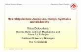 New Strigolactone Analogues, Design, Synthesis and … · 11th WCPP, June 7-12 , 2011 1 Radboud University Nijmegen Department of Organic Chemistry New Strigolactone Analogues, Design,