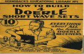 to build 4 Doerle Shortwave... · gernsbacks educational library how to build bo±lÉ shopt wave sets cent the famous doerle receivers radio pÙblications 101 hudson new york city