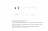 Appendix 39.1 Surface Water Hydrology Report - Surface... · Alterations to surface water hydrology could potentially have associated implications for ... (e.g. water supply, ...