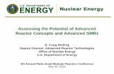 Assessing the Potential of Advanced Reactor Concepts … · Assessing the Potential of Advanced Reactor Concepts ... Office of Nuclear Energy U.S ... establishing a Regulatory Strategy