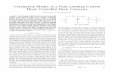 Conduction Modes of a Peak Limiting Current Mode ...tnt.etf.bg.ac.rs/~ms1ee2/m2.pdf · Conduction Modes of a Peak Limiting Current Mode Controlled Buck Converter ... Current Mode