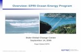 Overview: EPRI Ocean Energy Programoceanenergy.epri.com/attachments/ocean/briefing/duke_sep_14.pdf · © 2006 Electric Power Research Institute, Inc. All rights reserved. 1 Overview: