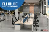 flexi LINE - alloffice.co.za · flexi LINE OFFICE SPACE INNOVATION. Flexiline offers a variety of options to create interesting and optimal office