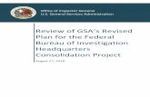 Review of GSA's Revised Plan for the ... - connolly… · Review of GSA’s Revised Plan for the Federal Bureau of Investigation Headquarters Consolidation Project August 27 , 2018