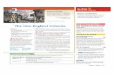 Section Focus Question The New England Colonies · tling the New England Colonies. How did religious beliefs and dis-Section Focus Question sent influence the New England Colonies?