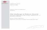 The Challenge of Arbitral Awards - DiVA portal688849/FULLTEXT01.pdf · The Challenge of Arbitral Awards Arbitrators’ application of the “wrong” substantive law – a ground